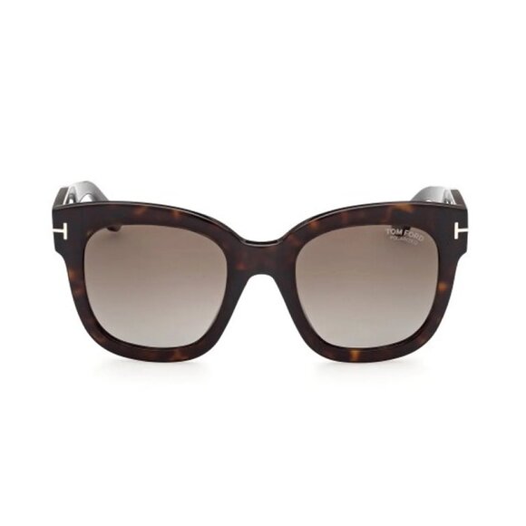 NEW TOM FORD SUNGLASSES HAVANA/BROWN WOMEN SQUARE EYEWEAR - Picture 2 of 3